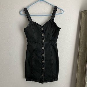 forever 21 jean button up dress